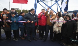 ISLA QUENU CELEBRA LA LLEGADA DEL AGUA POTABLE TRAS 15 AÑOS DE ESPERA